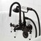 Kingston Brass CA9T5 3-3/8" Tub Wall Mount Clawfoot Tub Faucet with Hand Shower, Oil Rubbed Bronze CA9T5 - alternate 6